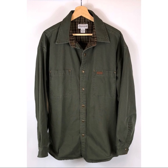 carhartt button down jacket